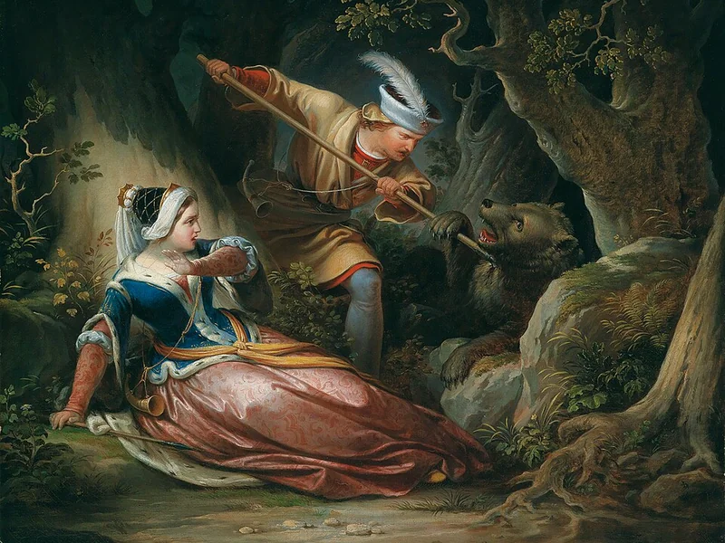 1803-Franz Geyling - Il valoroso soccorritore